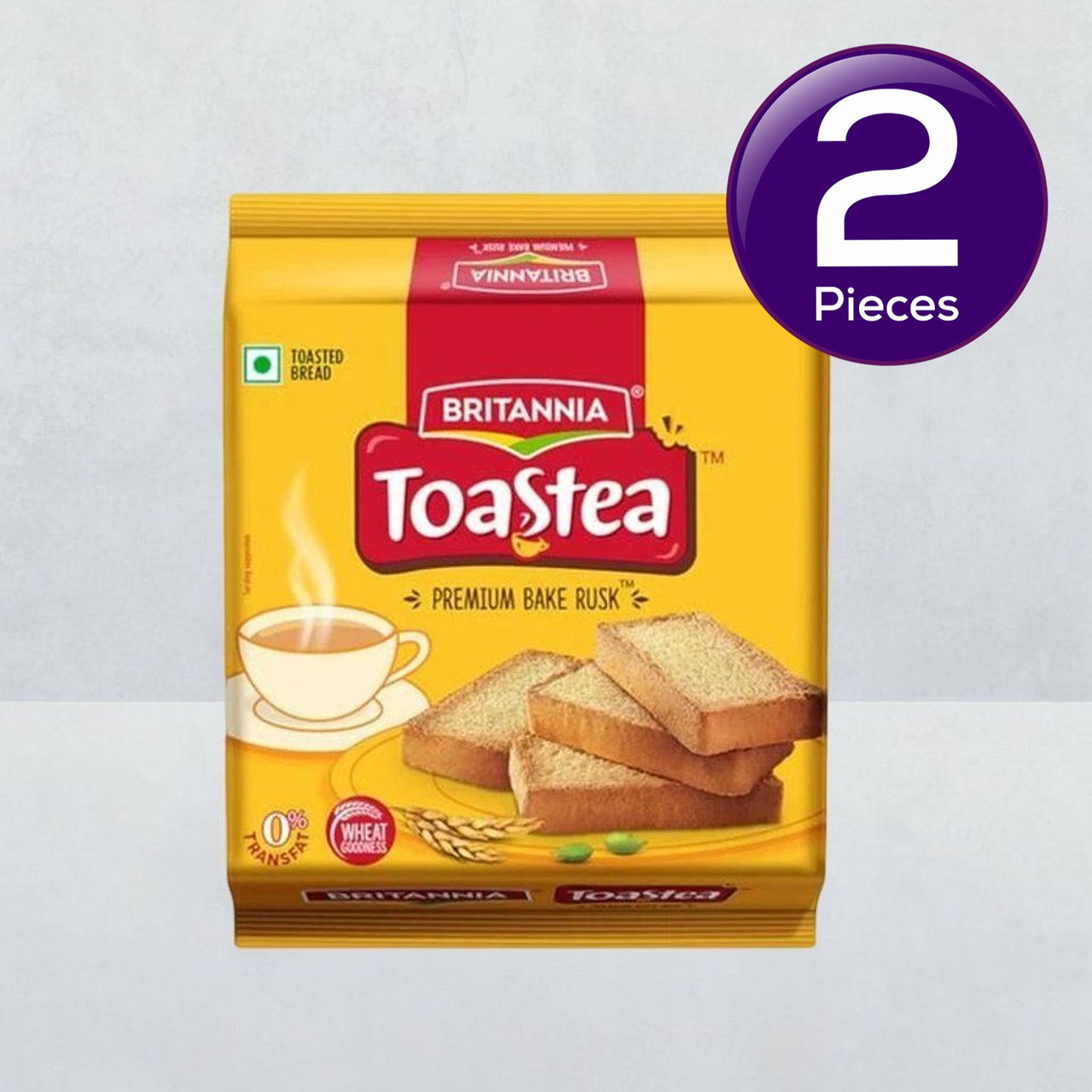 Britannia Toastea Premium Bake Rusk With Real Elaichi 250 g Combo
