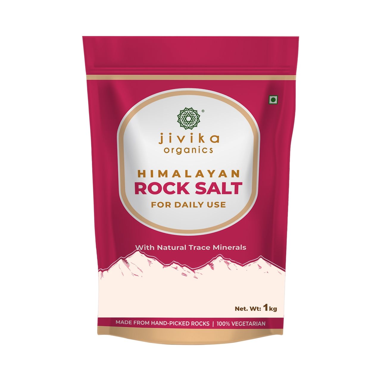 Jivika Mineral-Rich Himalayan Rock Salt | Low Sodium Pink Salt