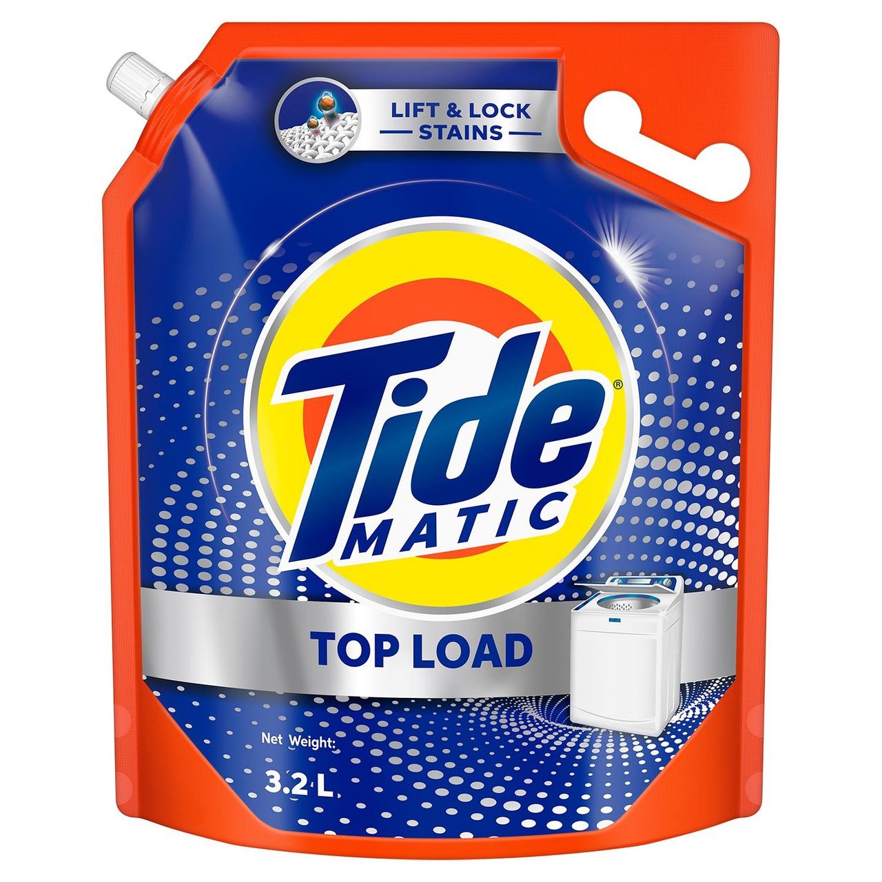 Tide Matic Top Load Detergent Liquid | Stain Removal in Washing Machine