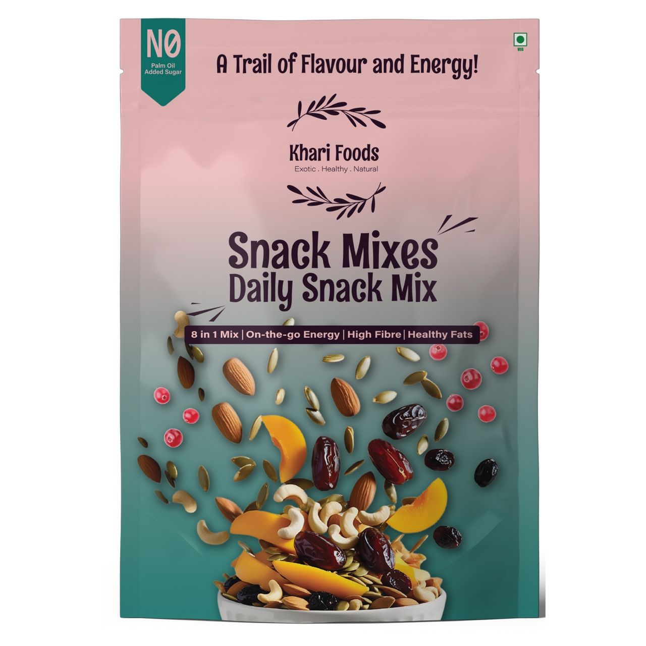 Khari FOODs Daily 8 In 1 Premium Trail Mix | Snack Mix