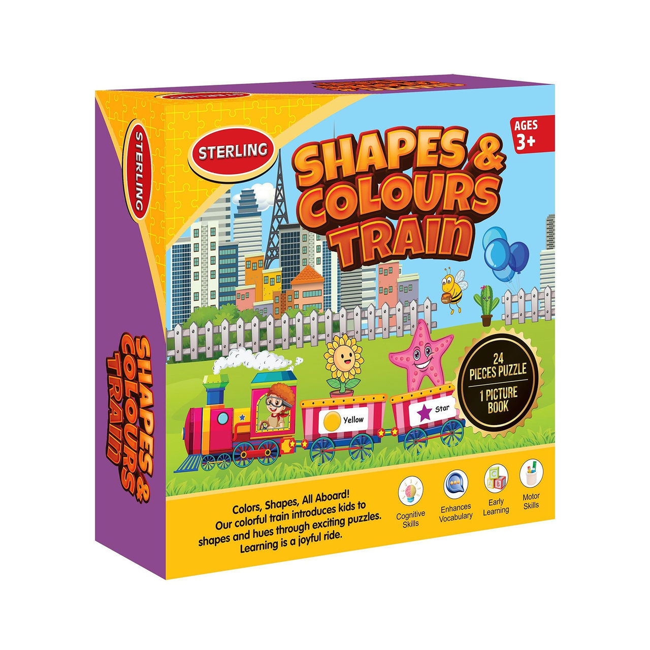 Sterling Shapes & Colour Train Puzzle Game