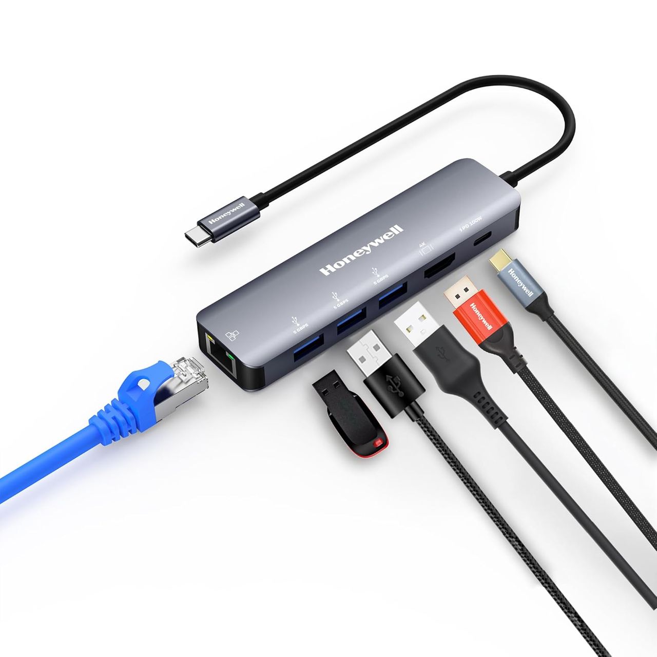 Honeywell Type C Docking Station - 6 In 1