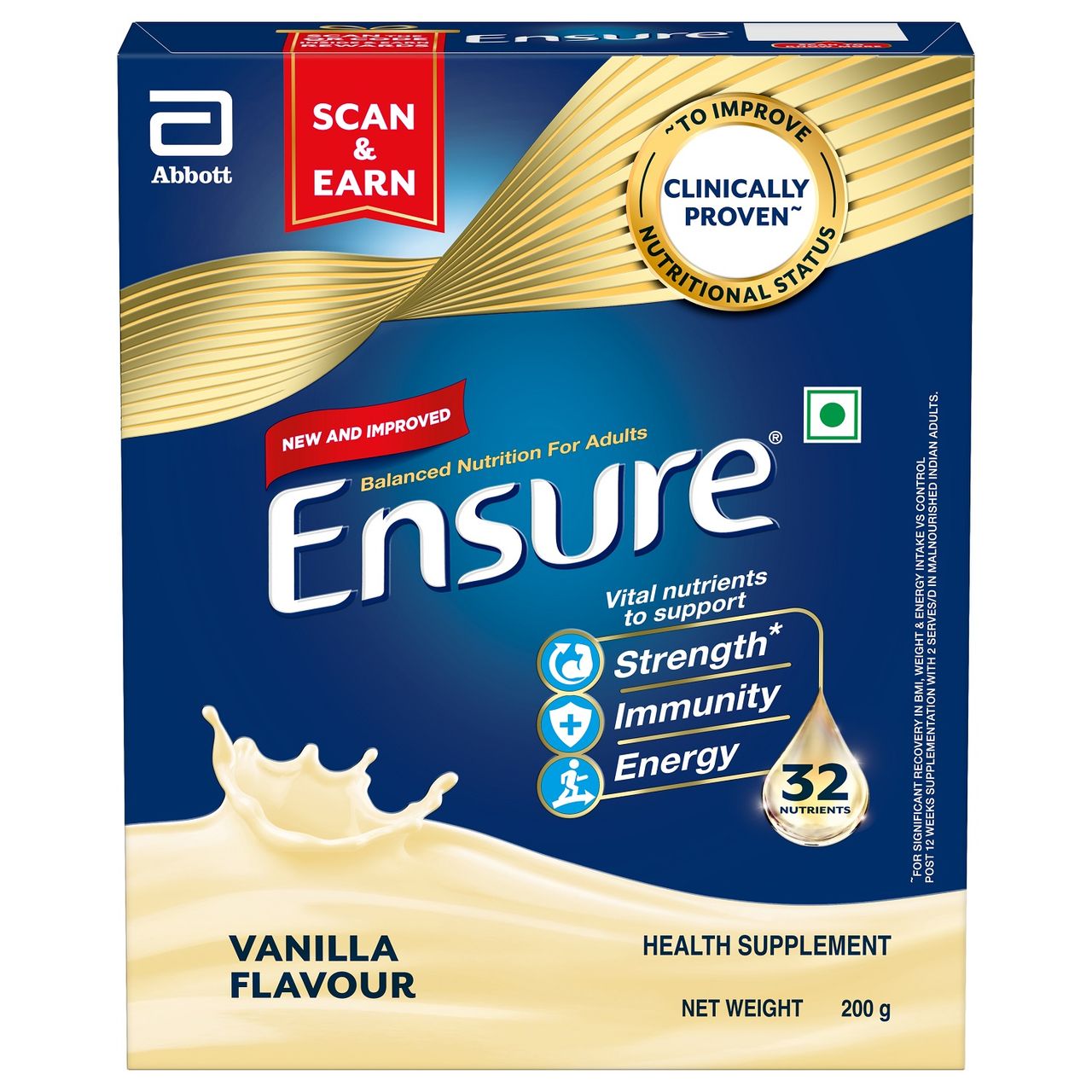 ENSURE Balanced Vanilla Drink Mix