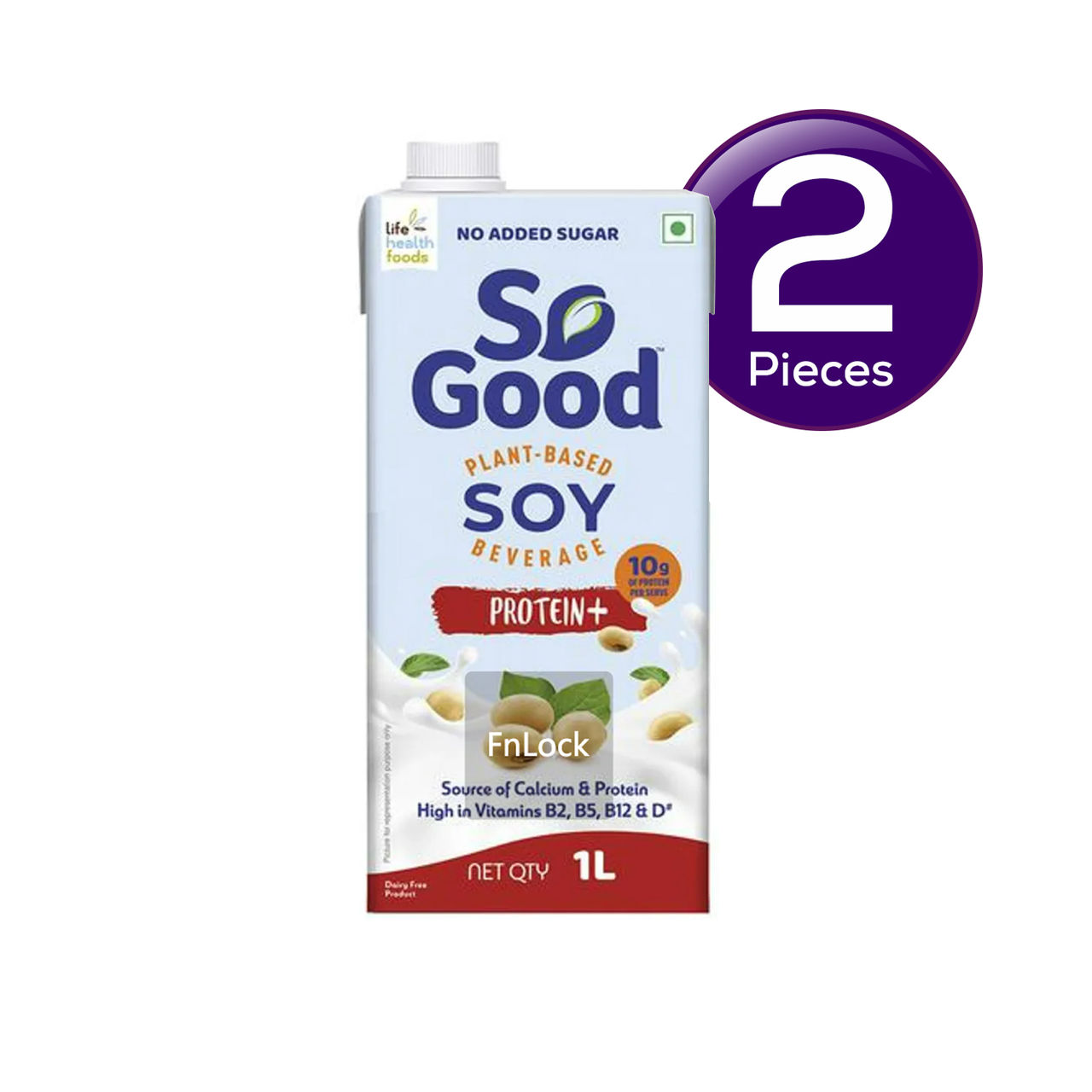 So Good Plant Based Soy Milk Beverage Protein+ Tetrapack 1 l Combo