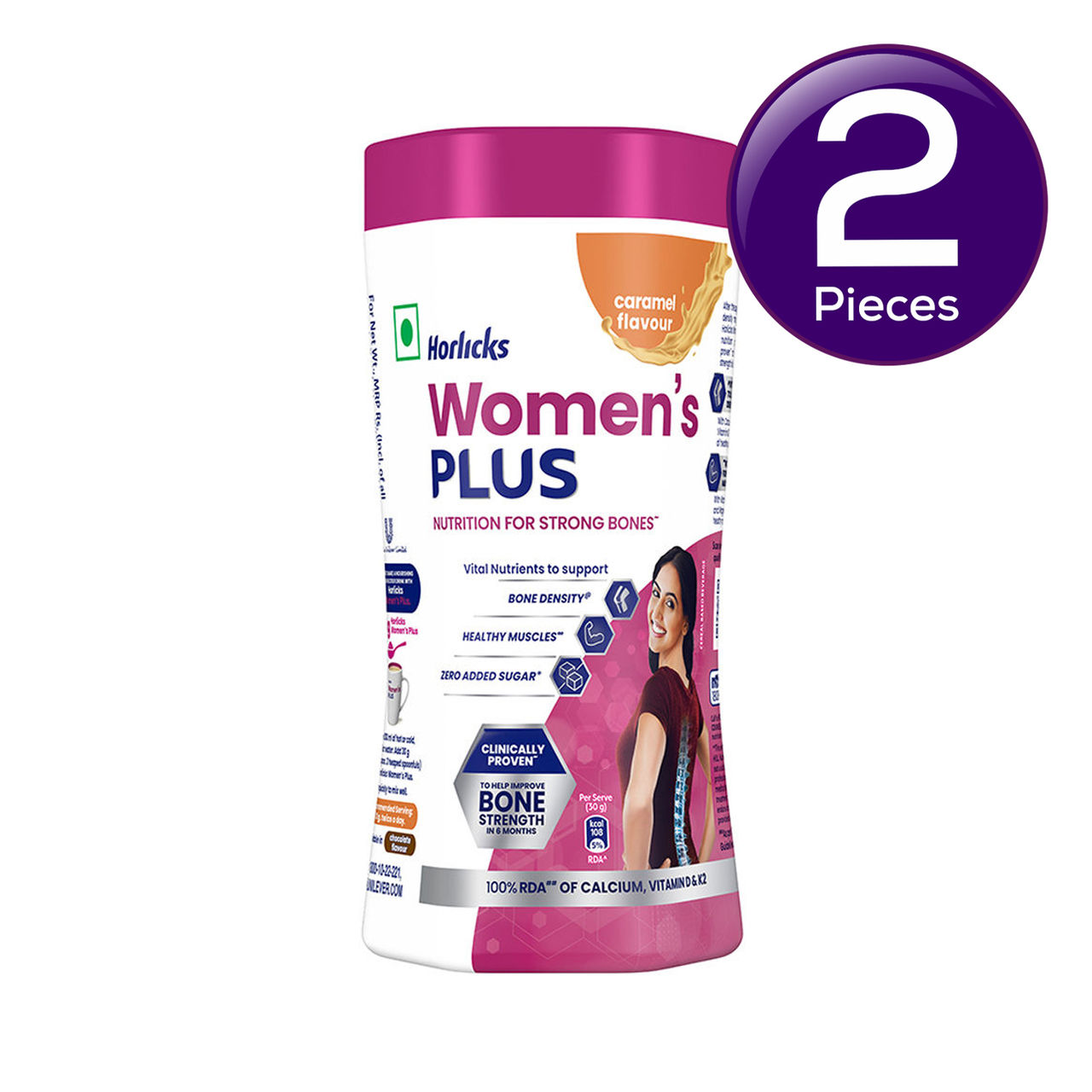 Horlicks Women's Plus Caramel Jar 400 g Combo