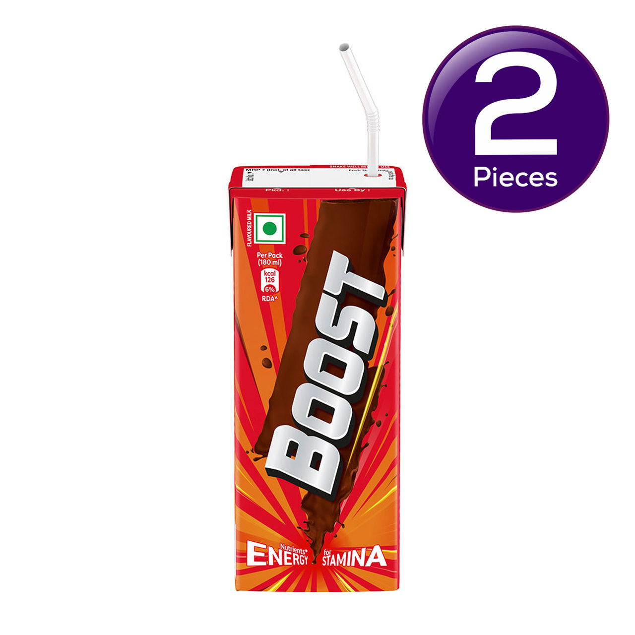 Boost Chocolate Milkshake 180 ml Combo