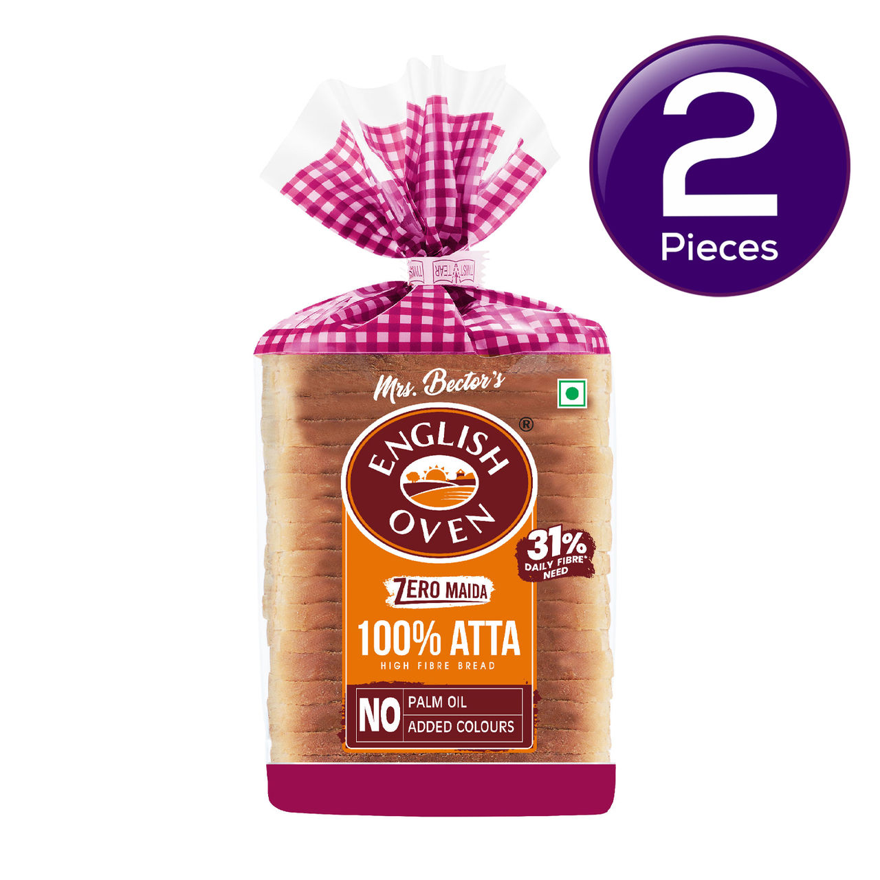 English Oven Zero Maida 100% Atta Bread 400 g Combo