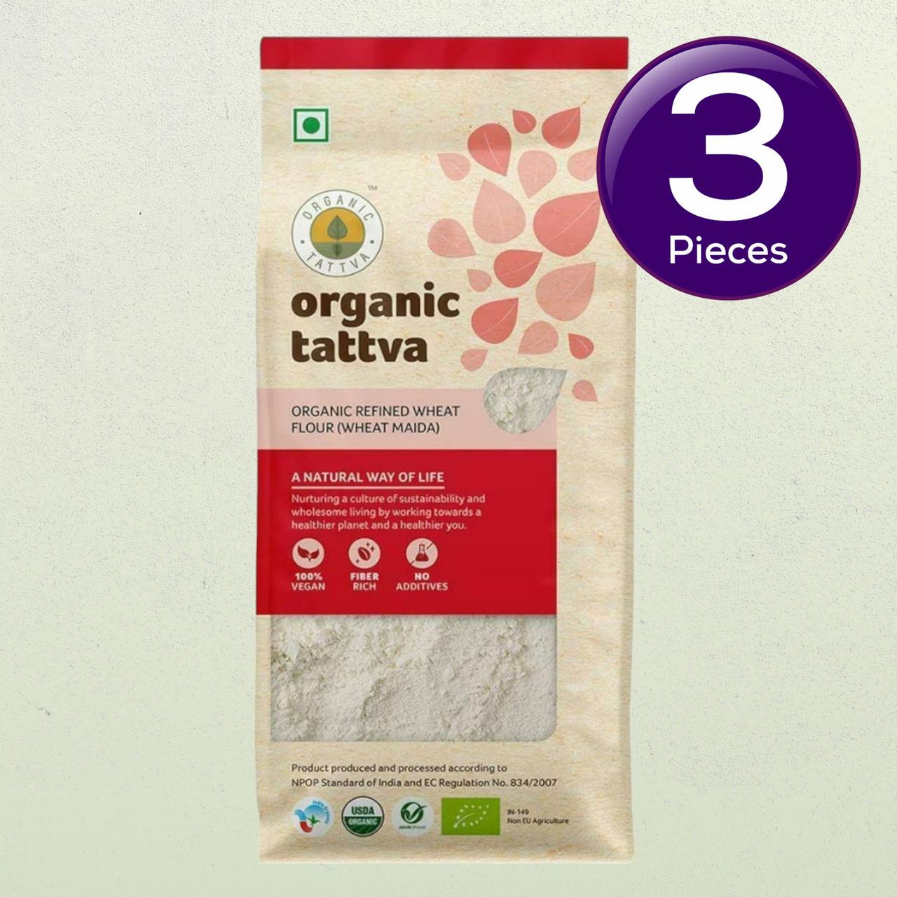 Organic Tattva Wheat Maida 500 g Combo