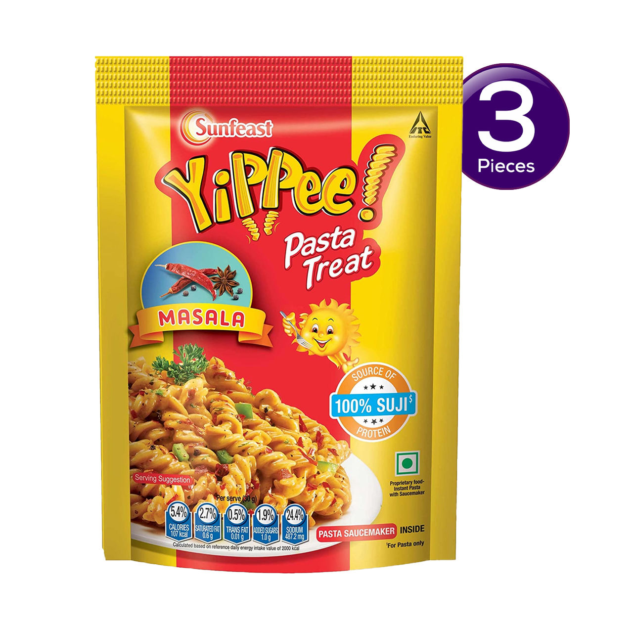 Yippee! Instant Pasta - Masala 65 g Combo