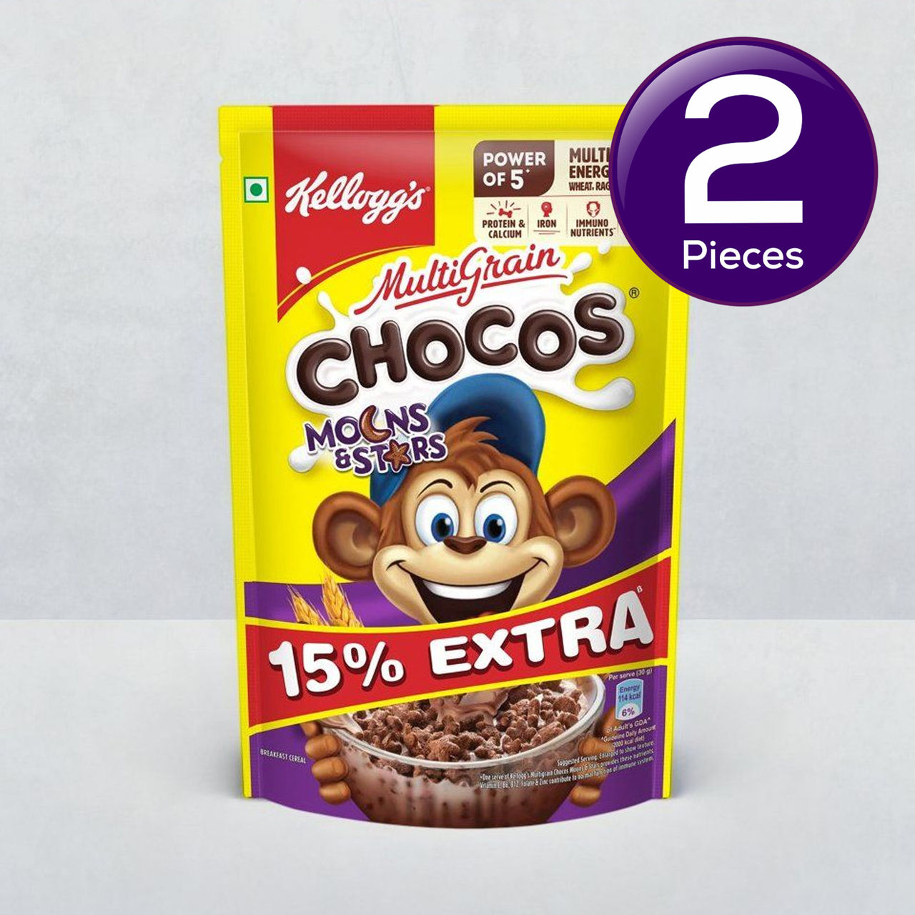 Kellogg's Chocos Moons & Stars 360 g Combo