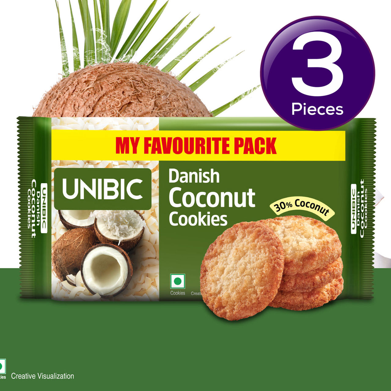 Unibic Danish Coconut Cookies 270 g Combo