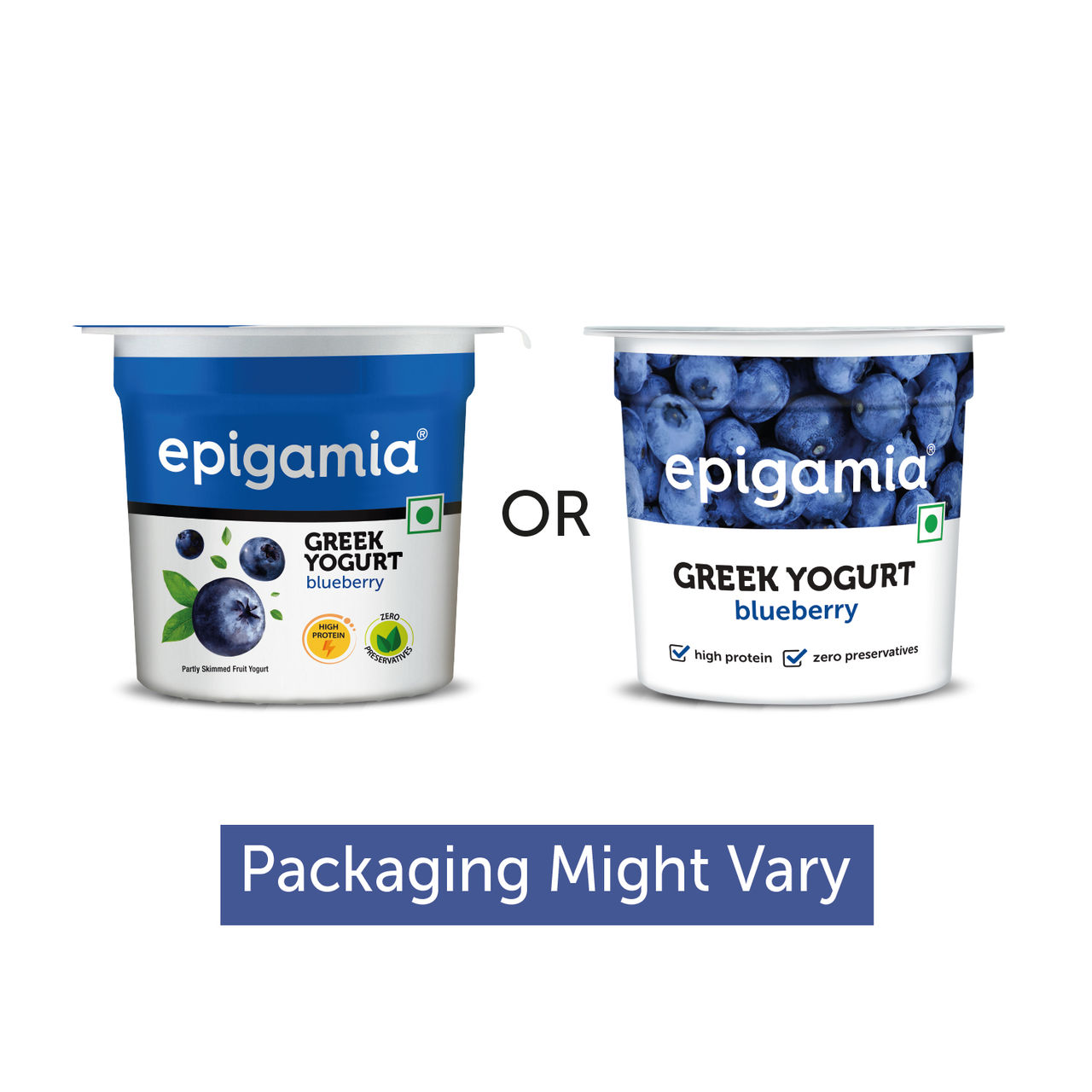 Epigamia Greek Yogurt Blueberry