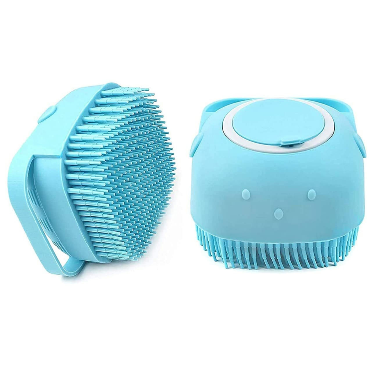 Gubb Silicone Bristle Bath Brush With Grip Handle | Silicone | Multicolor