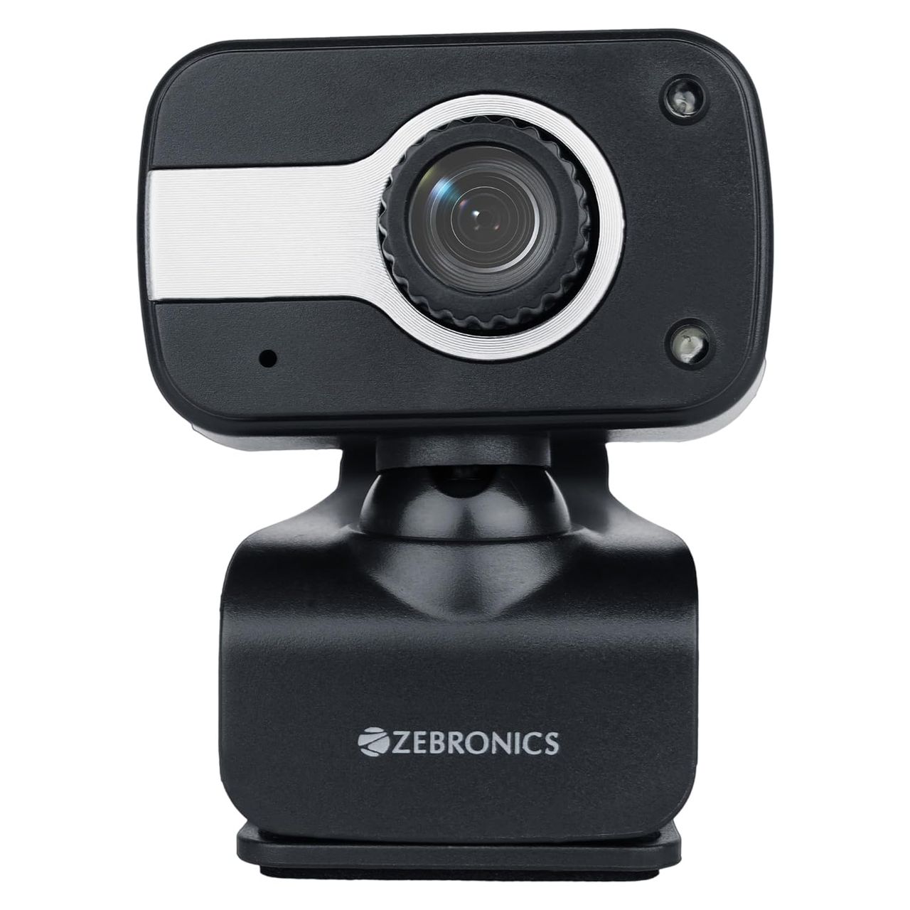 Zebronics Crystal Clear Web Camera, 3P Lens, Resolution 640x480, Built-In Microphone, Manual Switch For Led