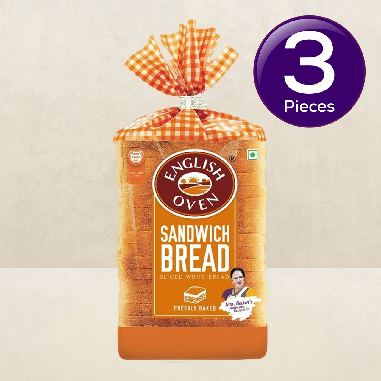 English Oven Sandwich White Bread 400 g Combo