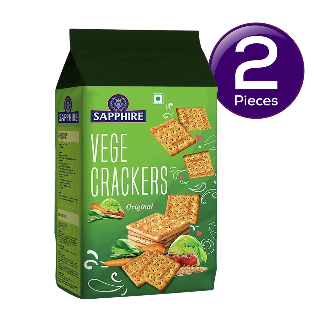 Sapphire Veg Cracker 350 g Combo