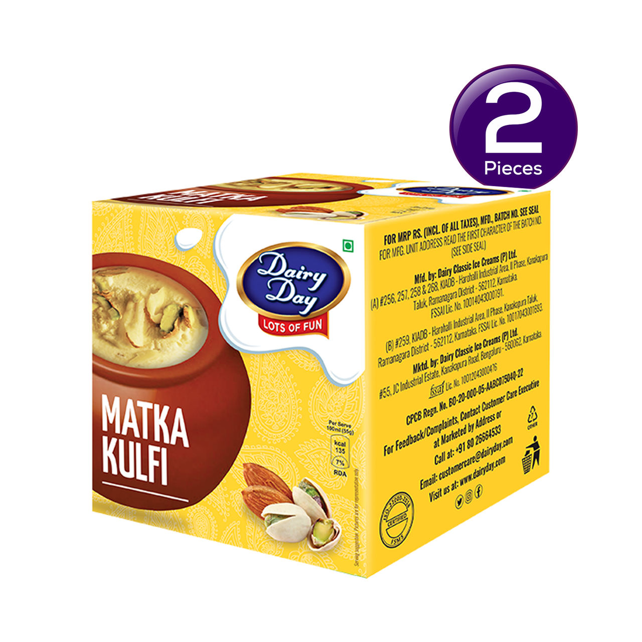 Dairy Day Matka Kulfi 100 ml Combo