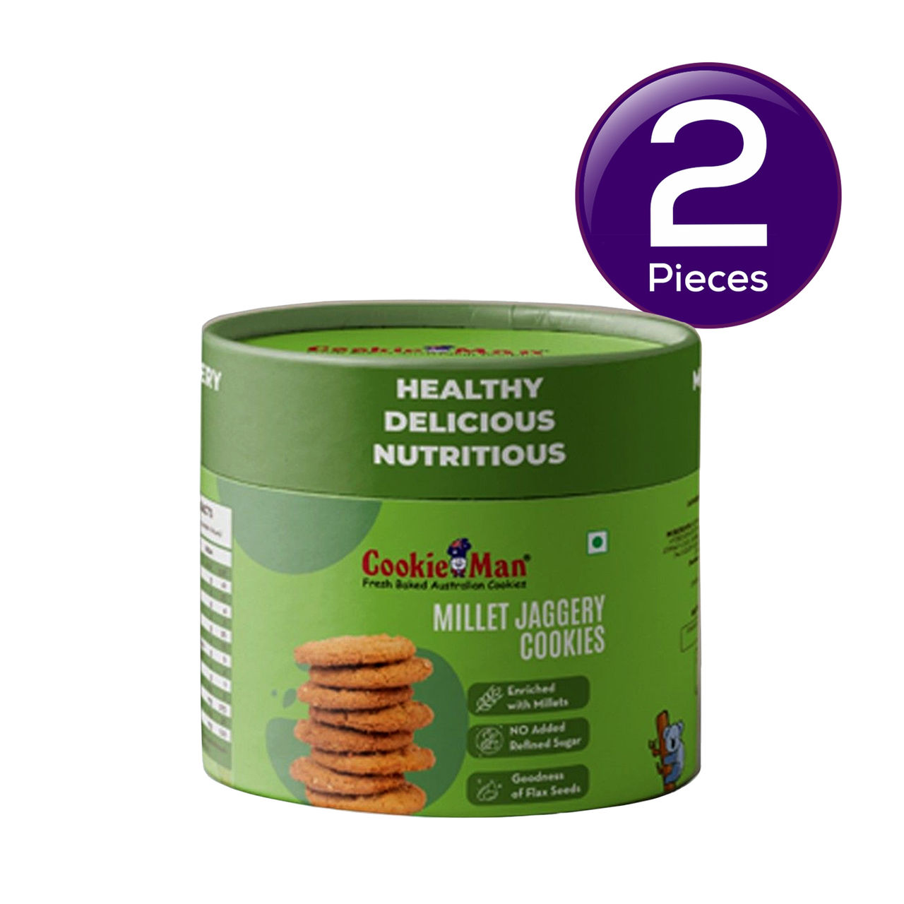 CookieMan Ragi Millet Jaggery Cookies 200 g Combo