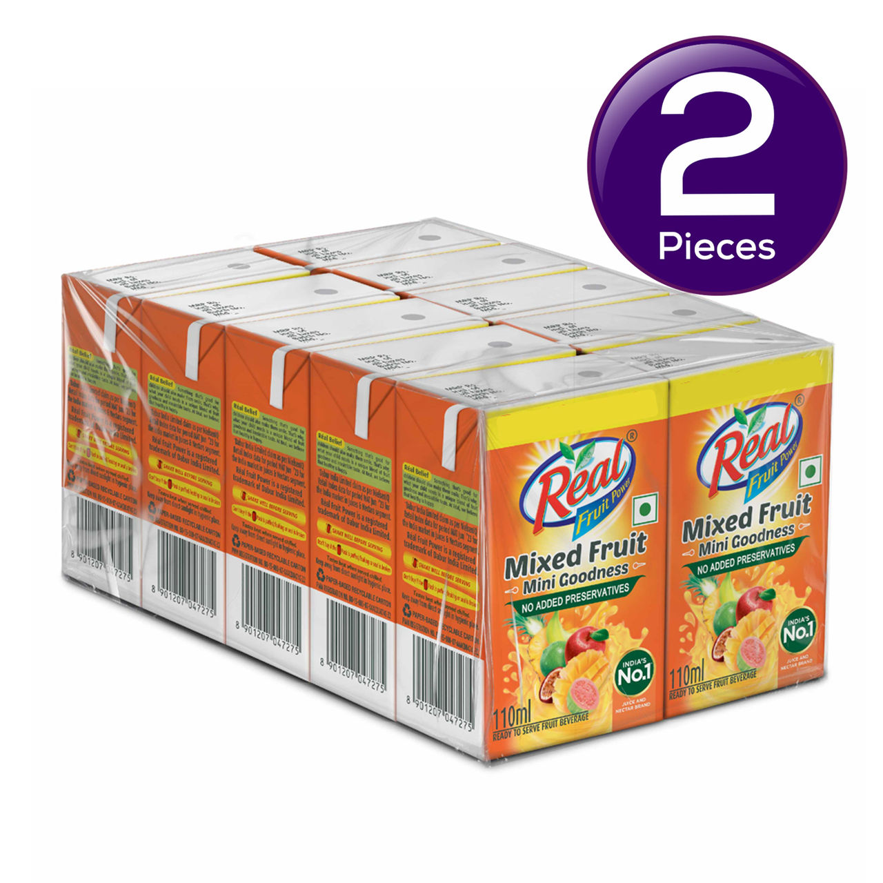 Real Mixed Fruit (Pack Of 10) 1.1 l Combo
