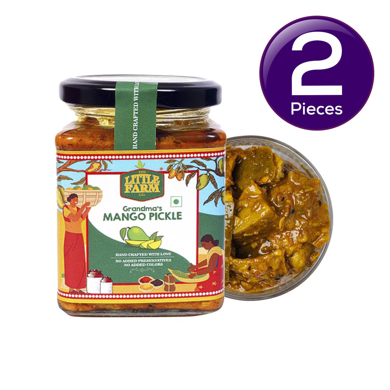 The Little Farm Co. Mango Pickle/Achaar 250 g Combo
