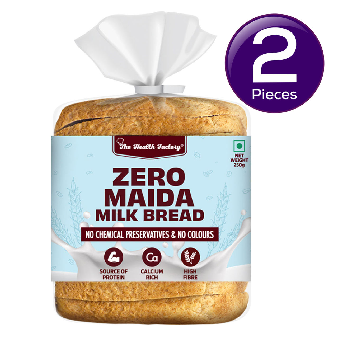 The Health Factory Milk Bread 250 g Combo