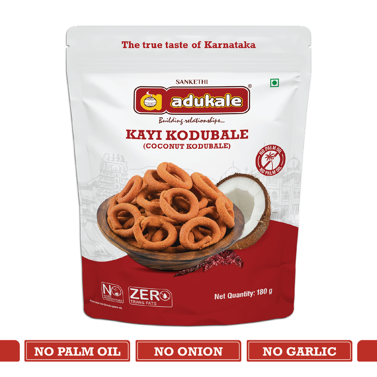 Adukale Kayi Kodubale (Coconut Kodubale)