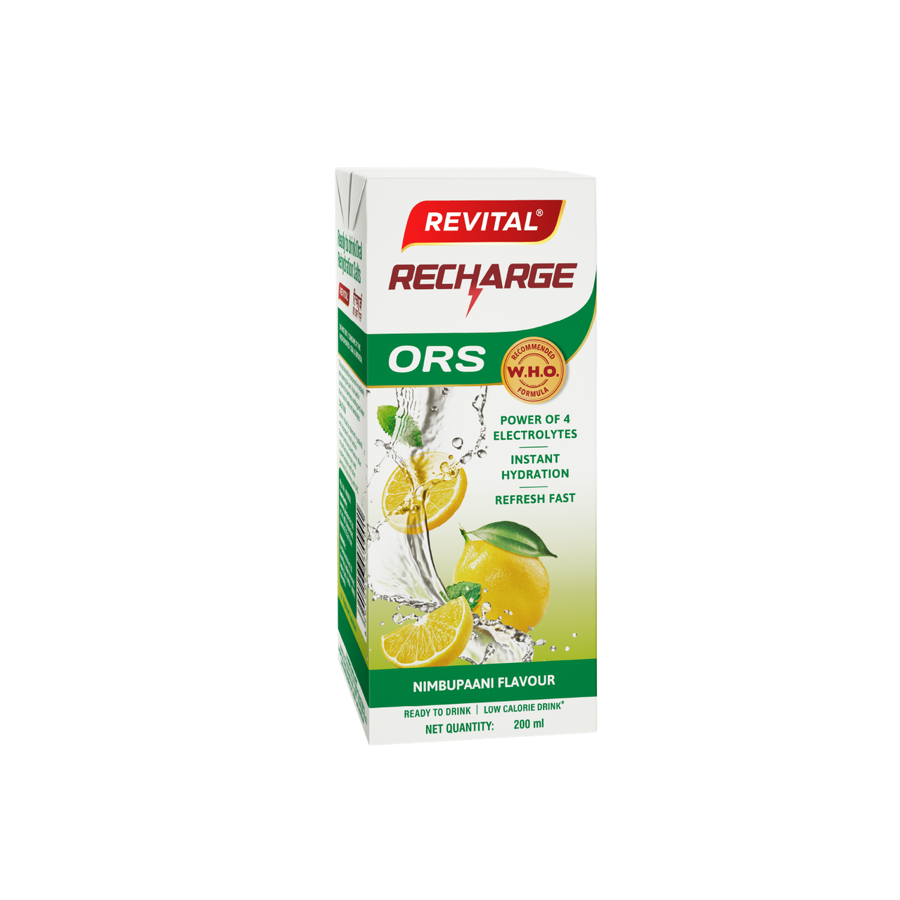Revital Recharge ORS - Nimbu Pani Flavour