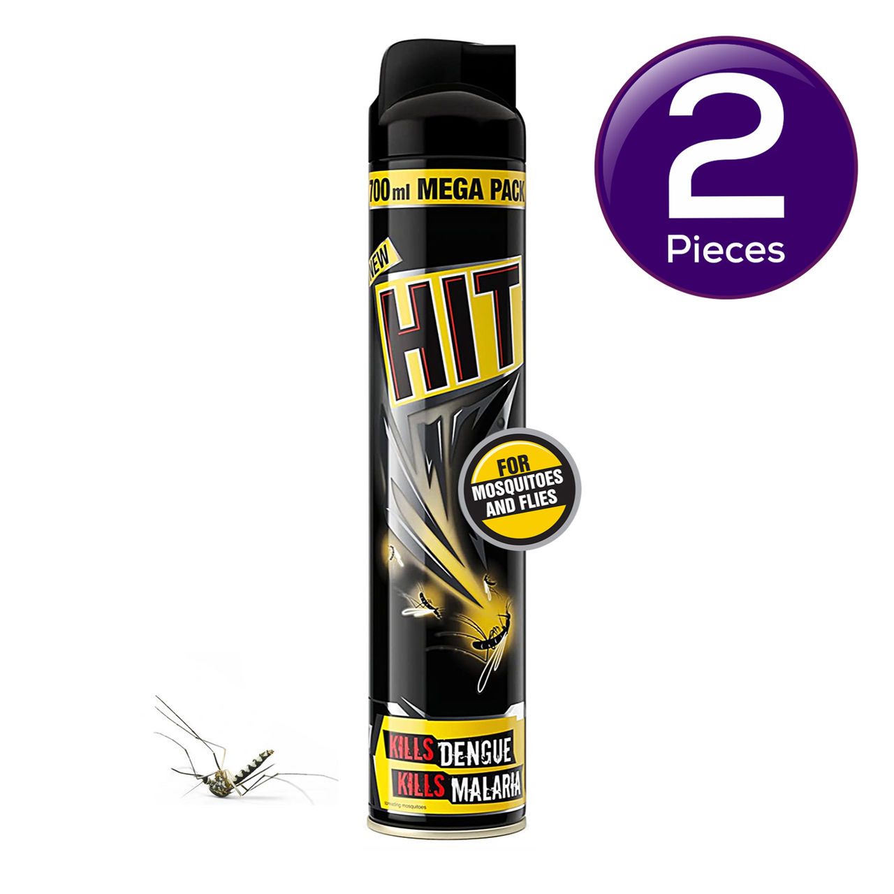 HIT Flying Insect Killer - Mosquito & Fly Killer Spray 700 ml Combo
