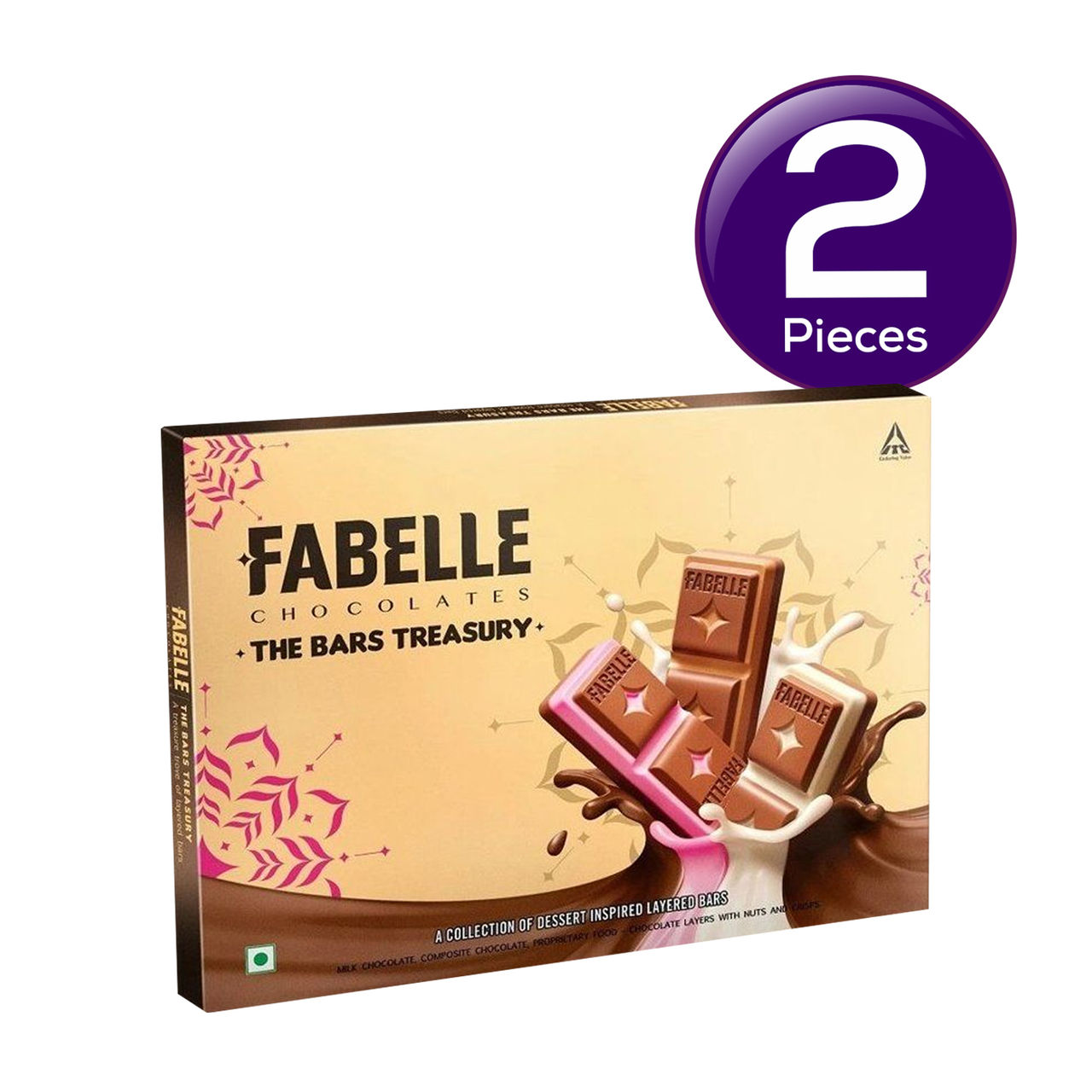 Fabelle, The Bars Treasury, Assorted Chocolates Gift Pack 168 g Combo