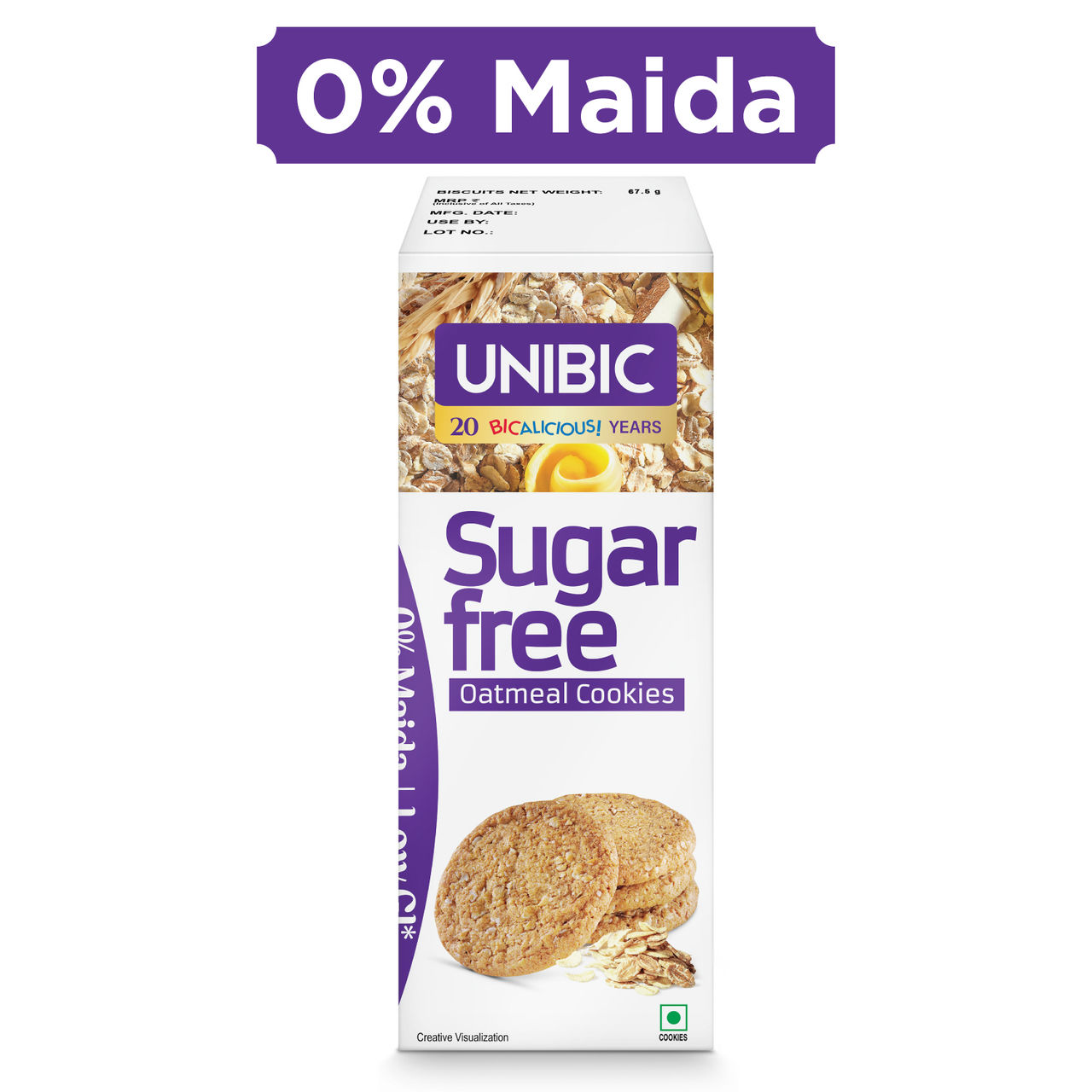 Unibic Sugar Free Multigrain Cookies | 0% Maida | Low GI