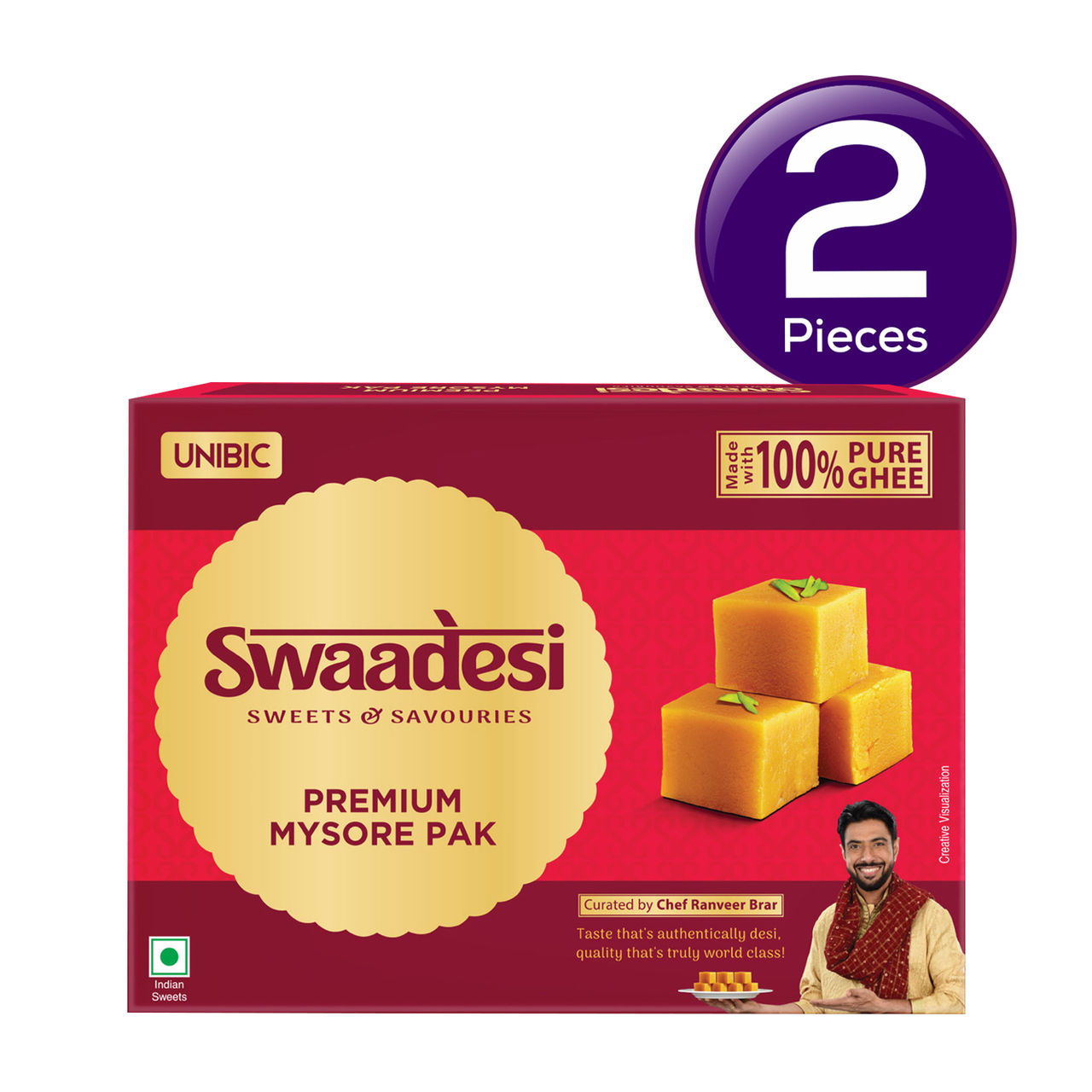 Unibic Swaadesi Premium Mysore Pak Box 180 g Combo