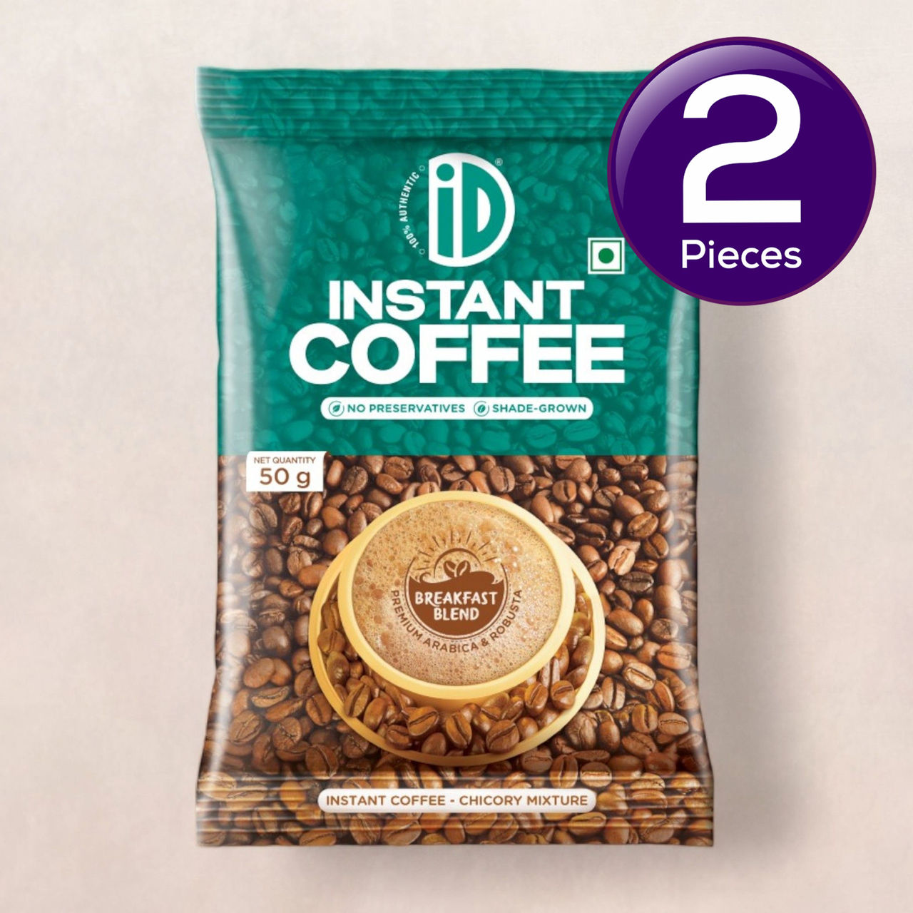 iD Instant Coffee Powder 50 g Combo