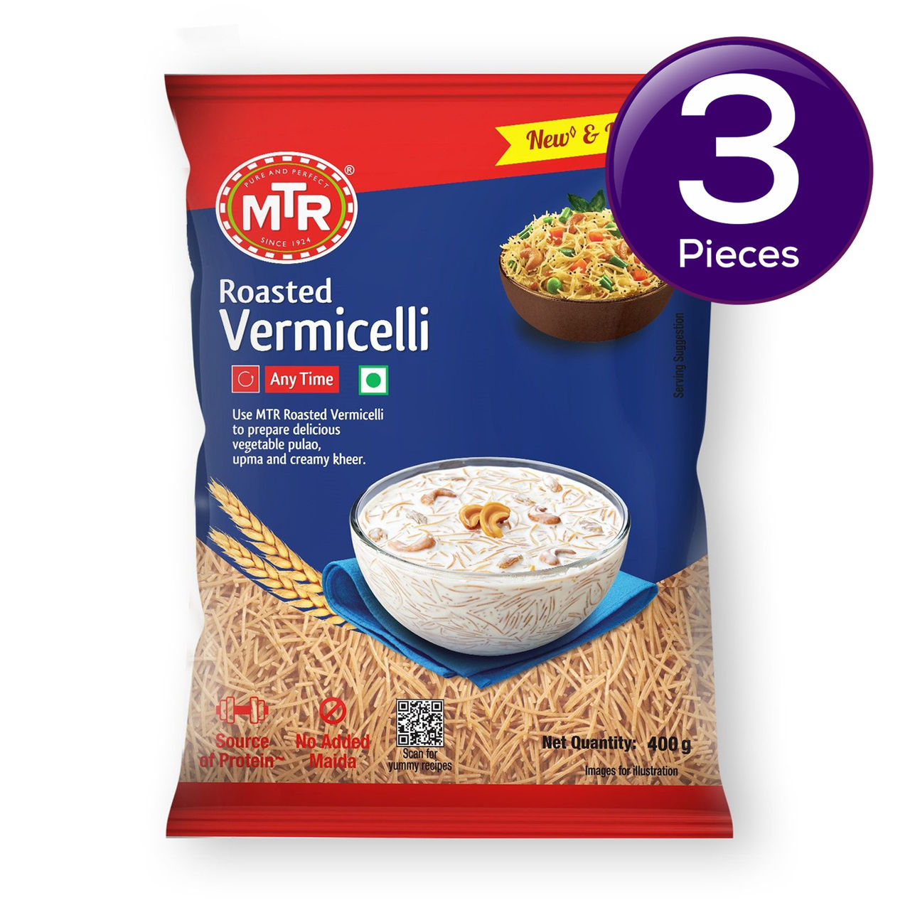 MTR Roasted Vermicelli 400 g Combo