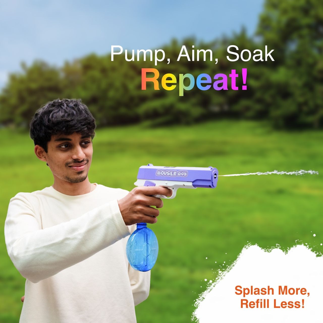 Tota Mouser G-Lock Electric Gun Holi Pichkari