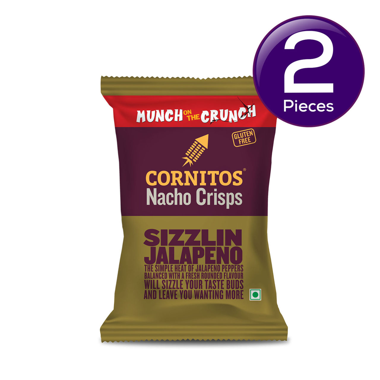 Cornitos Nacho Crisps - Sizzlin Jalapeno 77 g Combo
