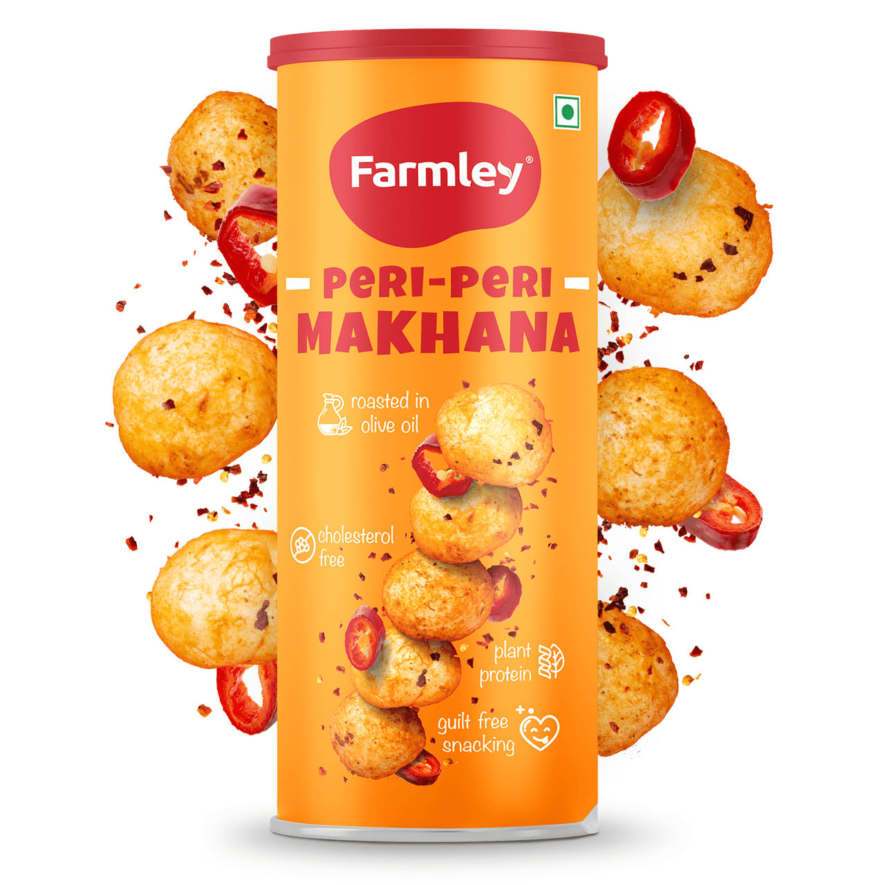 Farmley Peri Peri Makhana Roasted In Olive Oil