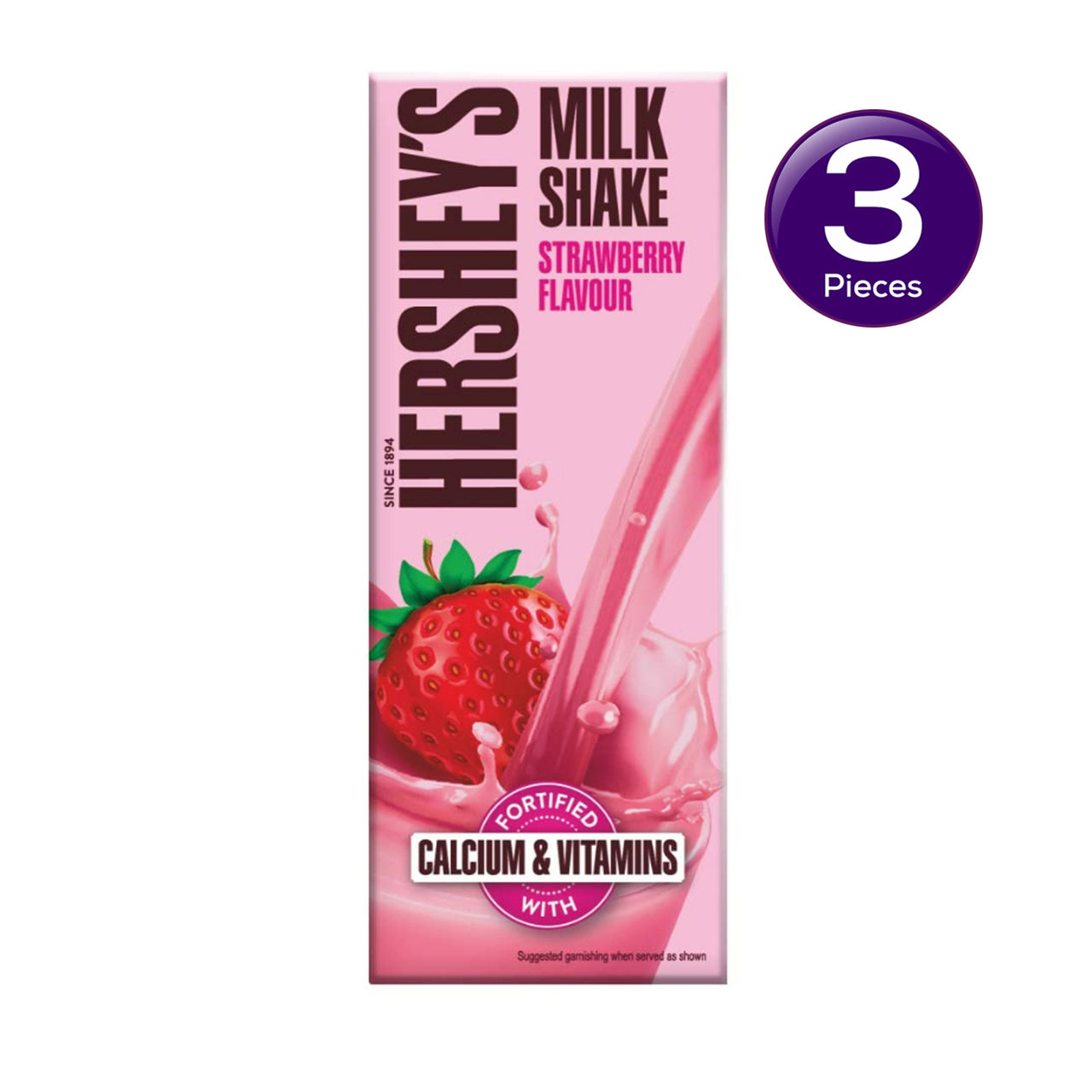 Hershey's Strawberry Milkshake Tetrapack 180 ml Combo