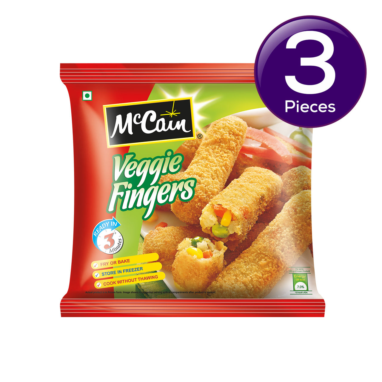 McCain Veggie Fingers 400 g Combo