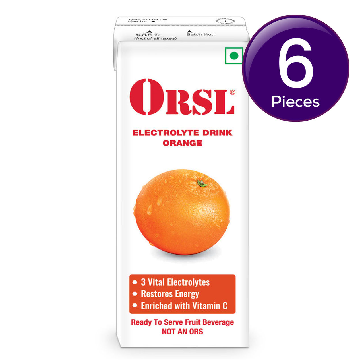 ORSL Orange Drink with Electrolytes 200 ml Combo
