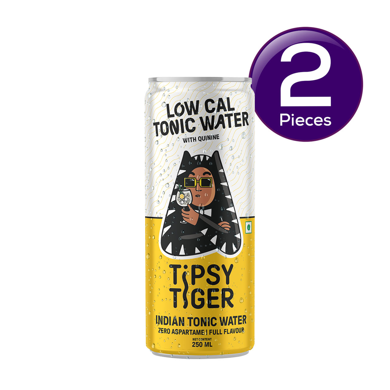 Tipsy Tiger Low Cal Tonic Water 250 ml Combo
