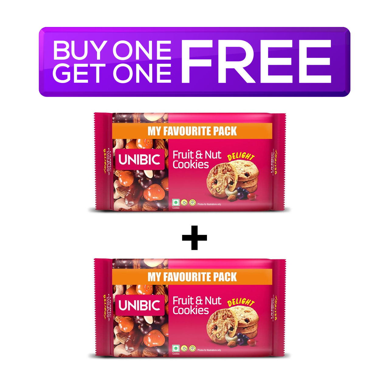Unibic Fruit & Nut My Favourite Pack 300 g Combo