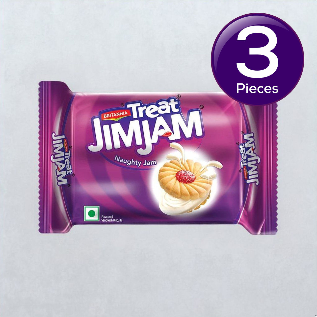 Britannia Treat Jimjam Cream Biscuits 138 g Combo