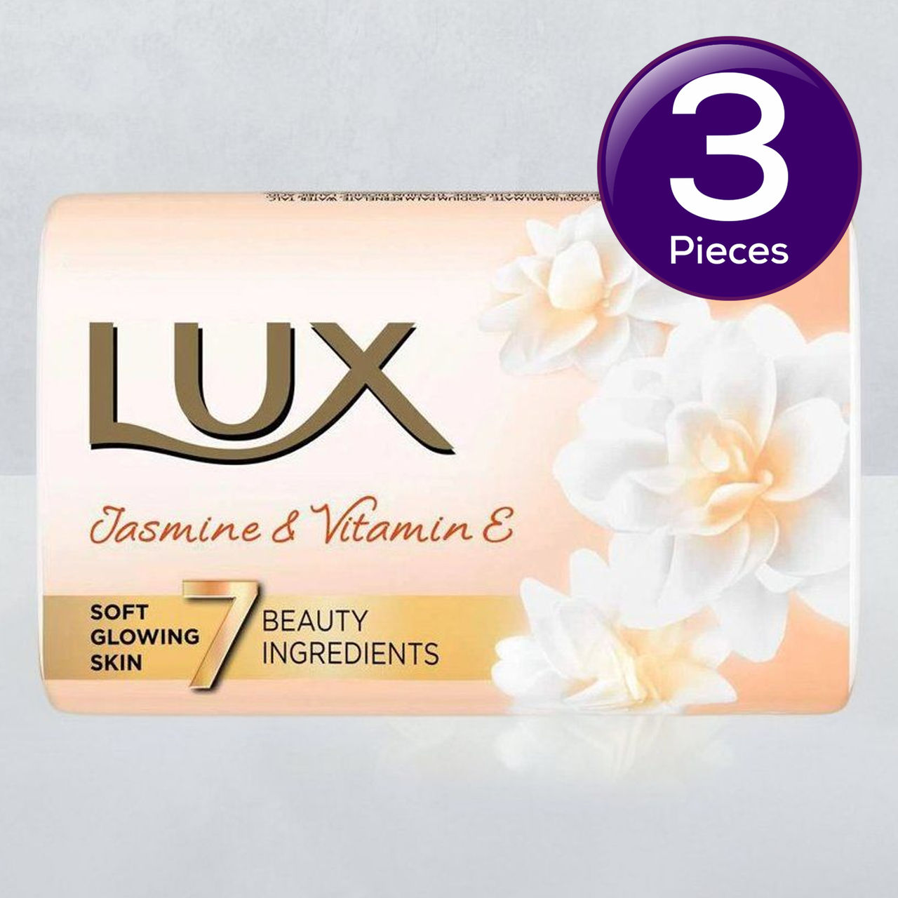 Lux Velvet Glow Jasmine & Vitamin E For Glowing Skin Beauty Soap Mega 450 g Combo
