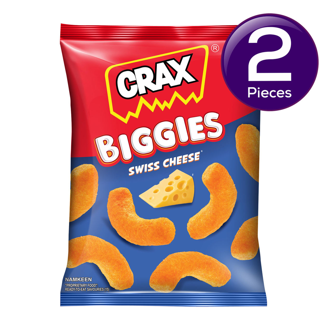 Crax Biggies Swiss Cheese Puffs 65 g Combo