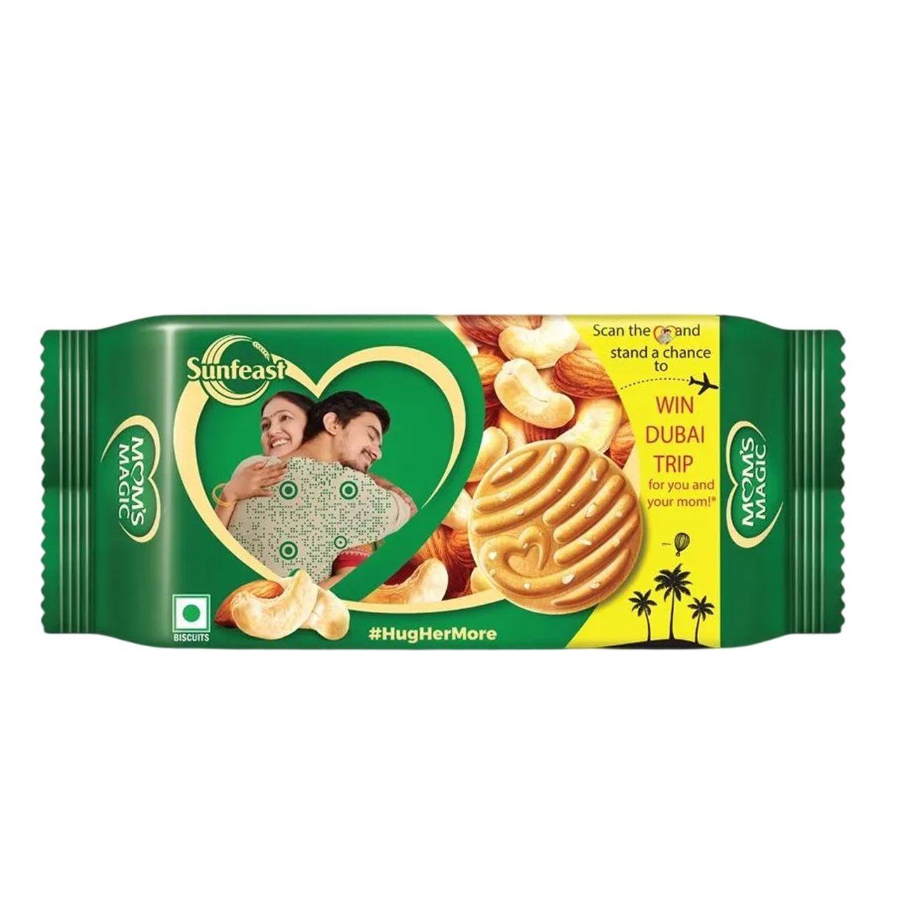 Sunfeast Mom's Magic Rich Cashew Almond Dry Fruit Biscuits | Trans Fat-free