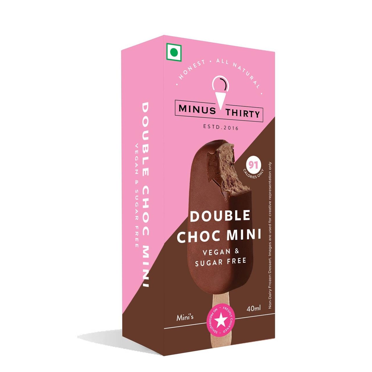 Minus 30 Double Choc Mini Stick Vegan & Sugar Free