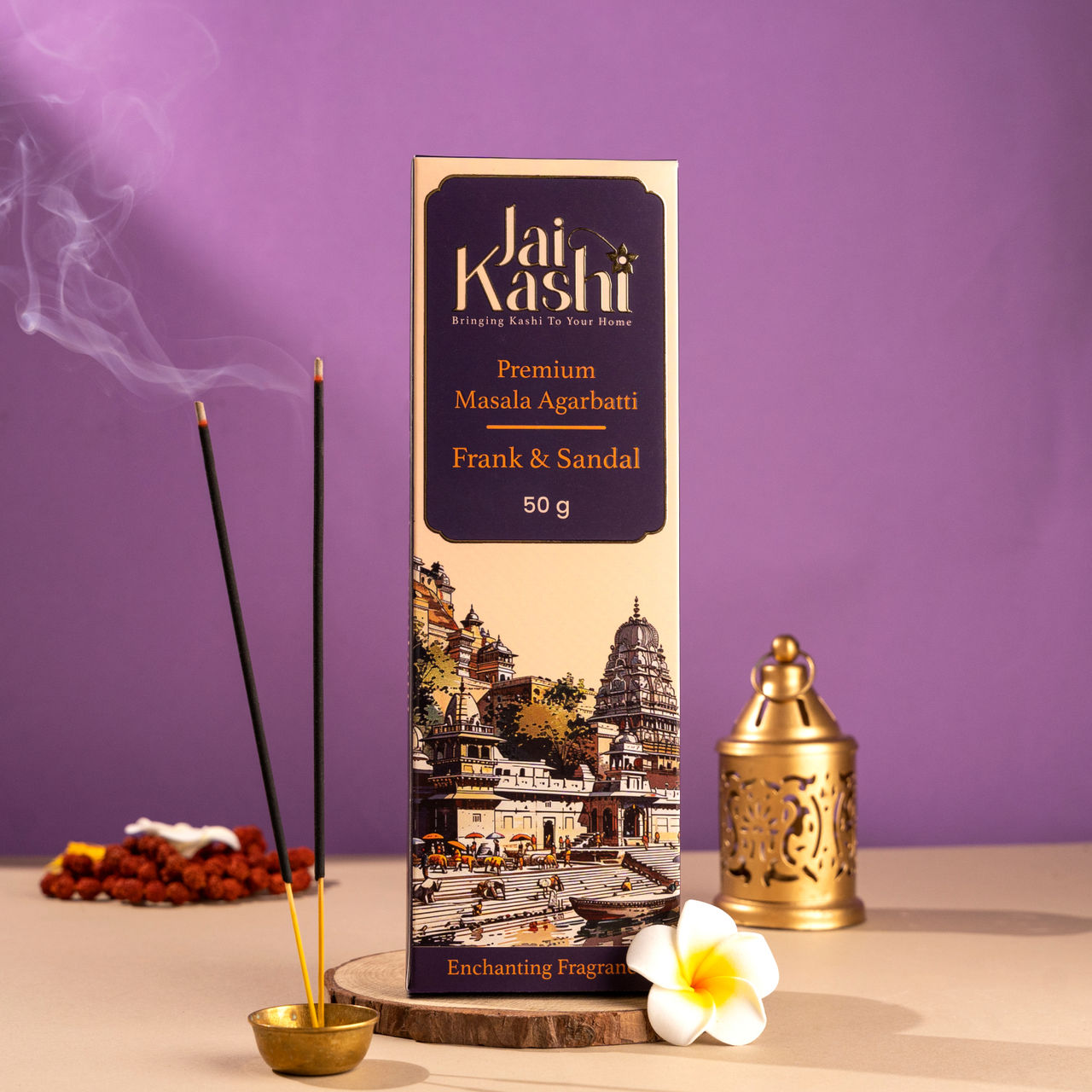 Jai Kashi Frank & Sandal Premium Masala Agarbatti