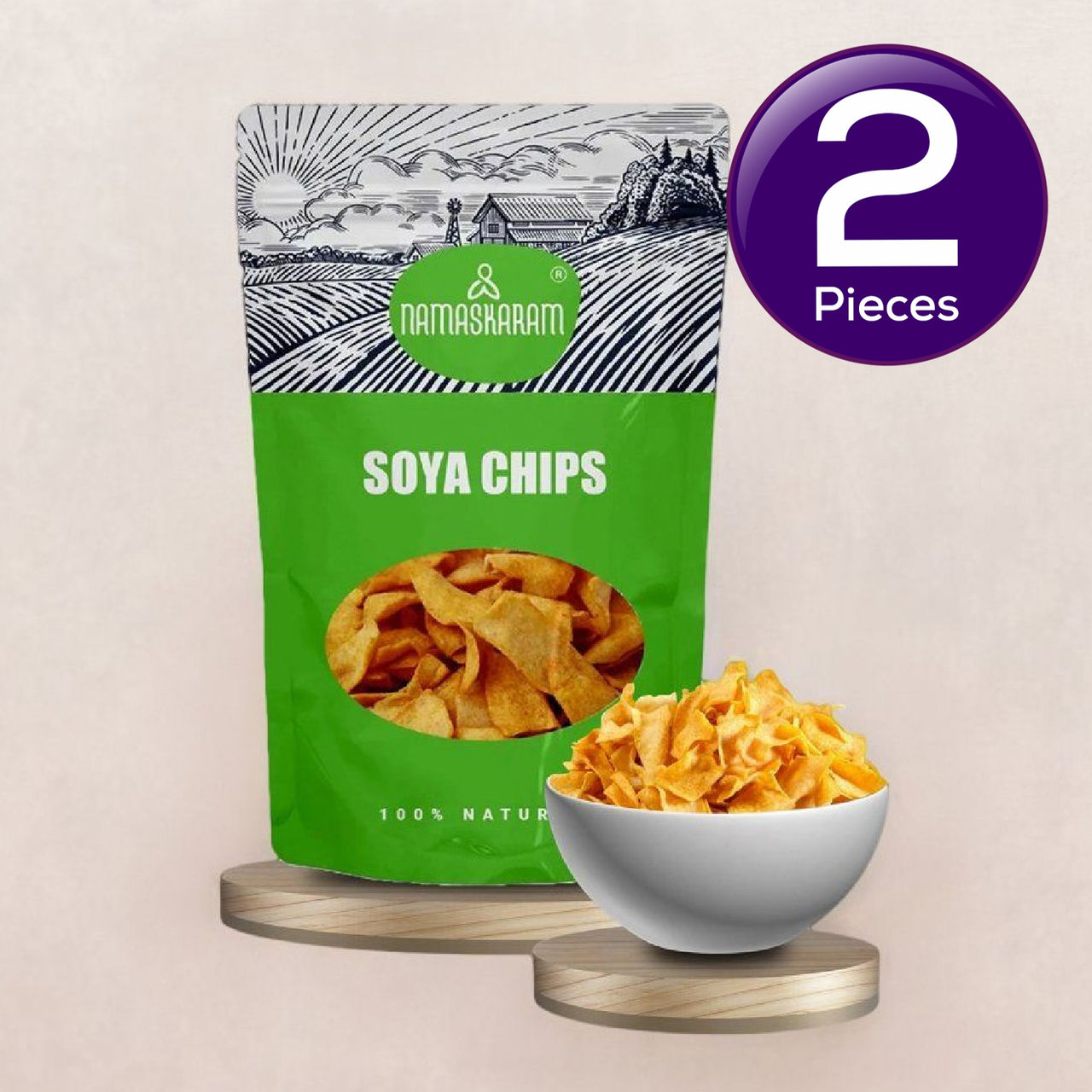 Namaskaram Soya Chips 100 g Combo