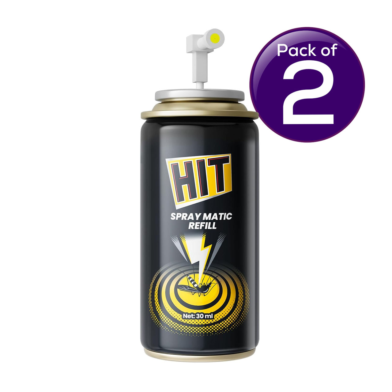 HIT Spray Matic Mosquito Repellent Refill 30 ml Combo