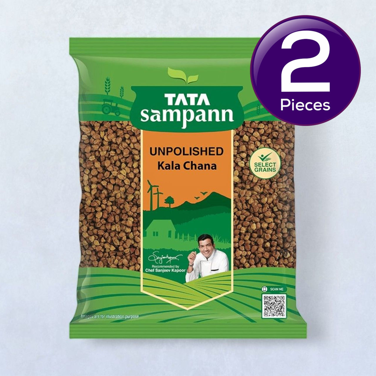 Tata Sampann Kala Chana 1 kg Combo